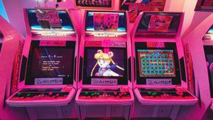 Retro arcade on Osaka