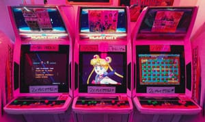 Retro arcade on Osaka